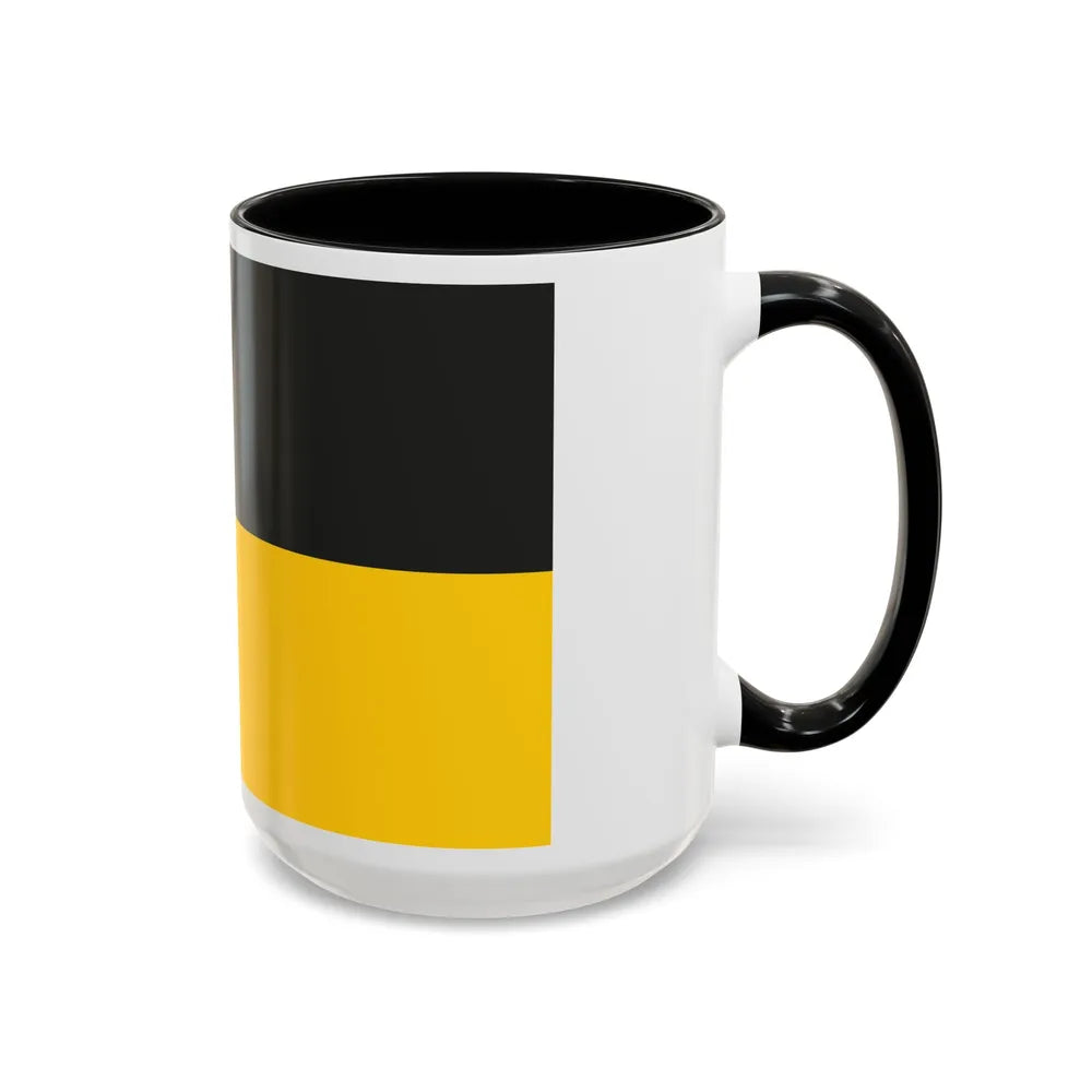 Flag of Gera Germany - Accent Coffee Mug-Go Mug Yourself