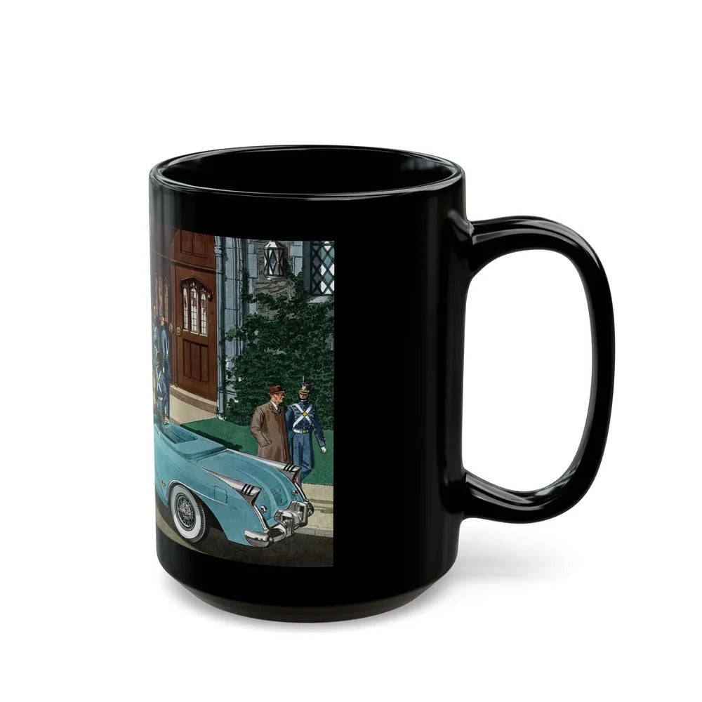 Buick Skylark, Esquire magazine, November 1954 - Black Coffee Mug-Go Mug Yourself