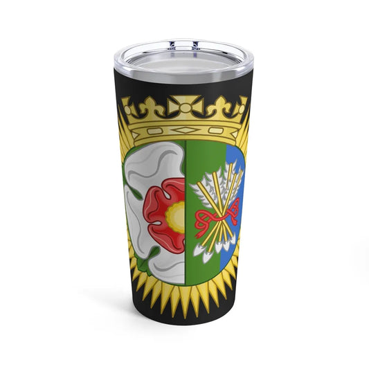 Tudor Rose and Arrows Badge - Tumbler 20oz-20oz-Go Mug Yourself