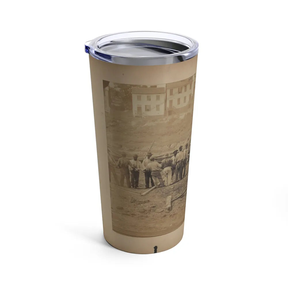 Railroad Construction Workers Straightening Track (U.S. Civil War) Tumbler 20oz-Go Mug Yourself