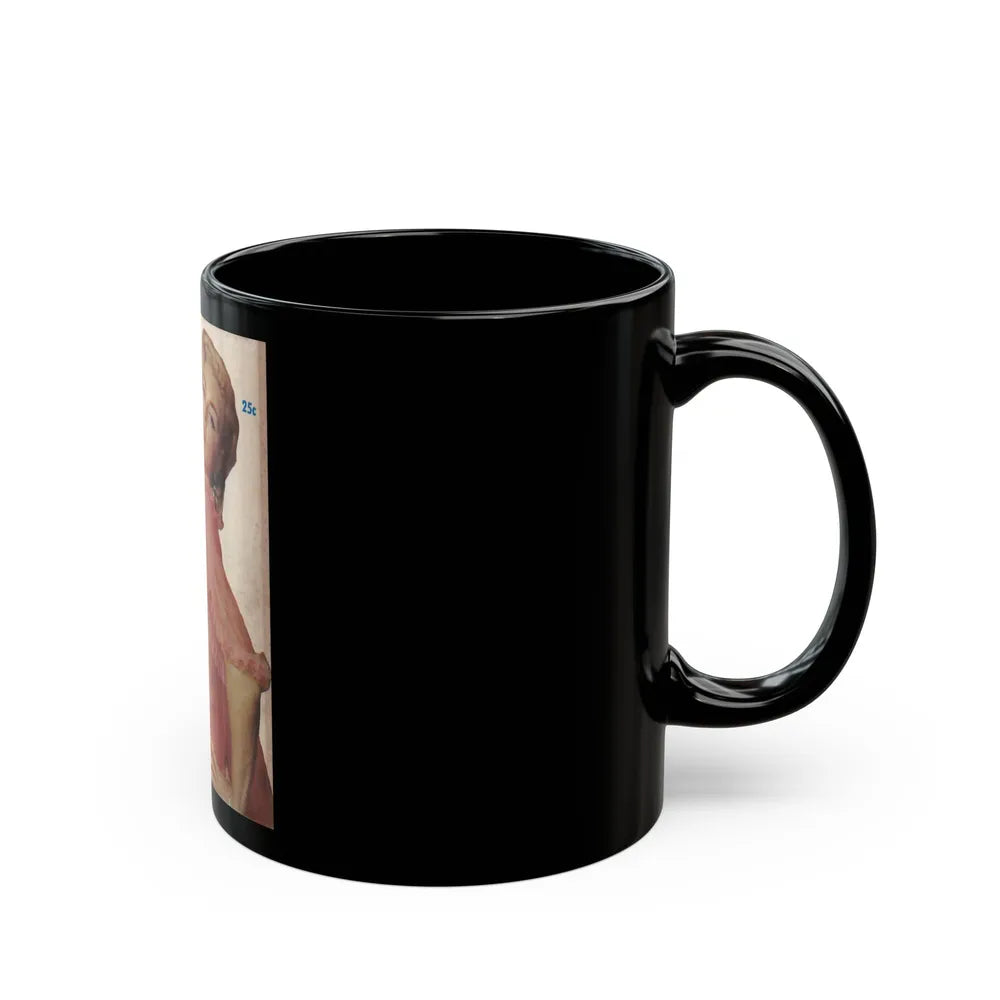 Jeanne Carmen #89 - Mag. Cover (Vintage Female Icon) Black Coffee Mug-Go Mug Yourself