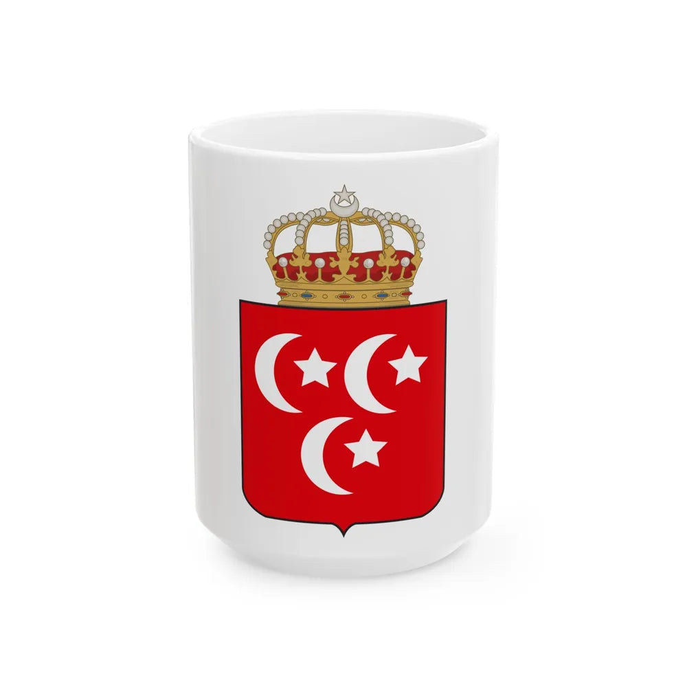 Coat of arms of the Khedive of Egypt - White Coffee Mug-15oz-Go Mug Yourself