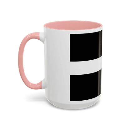 Flag of Cornwall UK - Accent Coffee Mug-Go Mug Yourself