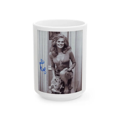 Julie Ege #194 (Vintage Female Icon) White Coffee Mug-15oz-Go Mug Yourself