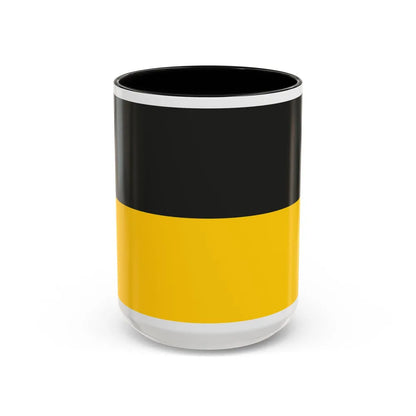 Flag of Gera Germany - Accent Coffee Mug-15oz-Black-Go Mug Yourself