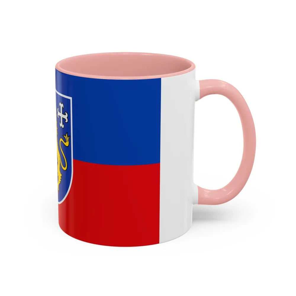 Flag of Friesland Germany - Accent Coffee Mug-Go Mug Yourself