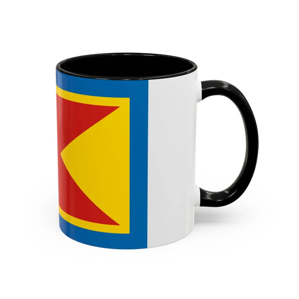 Flag of Frombork Poland - Accent Coffee Mug-Go Mug Yourself