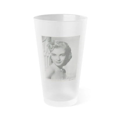 Lori Nelson #59 - Printed & Scanned (Vintage Female Icon) Frosted Pint 16oz-16oz-Frosted-Go Mug Yourself