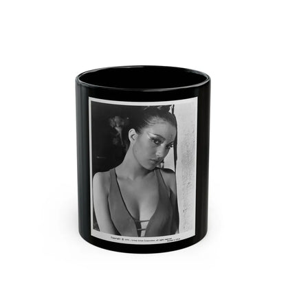 Jane Seymour #22 (Vintage Female Icon) Black Coffee Mug-11oz-Go Mug Yourself