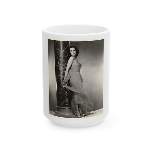 Patricia Medina #78 (Vintage Female Icon) White Coffee Mug-15oz-Go Mug Yourself