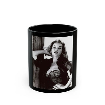 Eve Meyer #60 (Vintage Female Icon) Black Coffee Mug-11oz-Go Mug Yourself