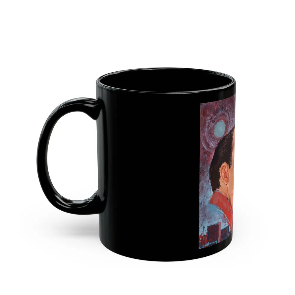 Frank Sinatra (Walt Disney, c. 1950s) - Black Coffee Mug-Go Mug Yourself