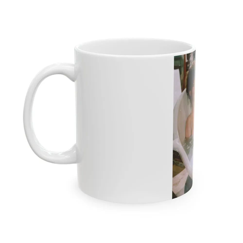 Ingrid Pitt #32 - Topless (Vintage Female Icon) White Coffee Mug-Go Mug Yourself