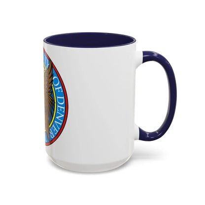 Seal of Denver - Accent Coffee Mug-Go Mug Yourself