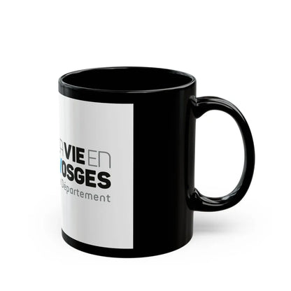 Flag of Vosges France - Black Coffee Mug-Go Mug Yourself