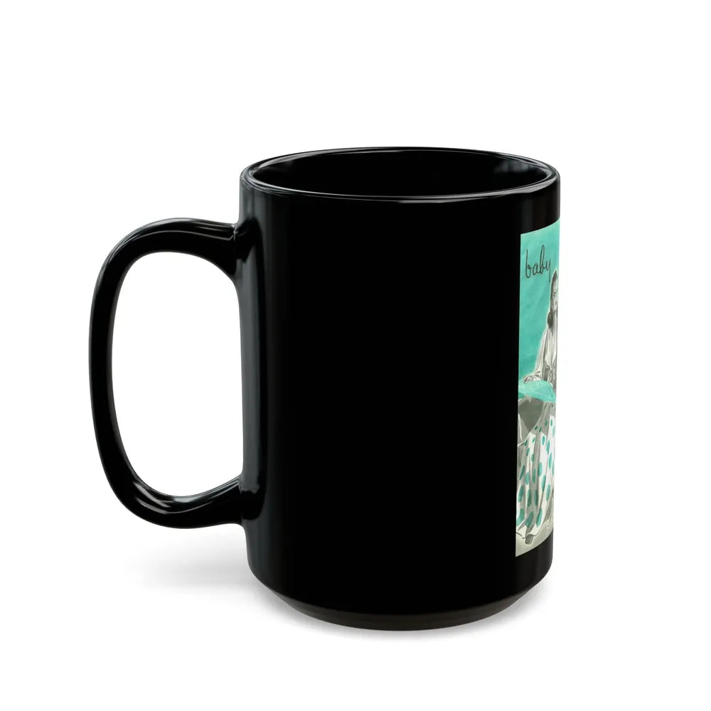 Baby, Magazine Illustration (fragment), 1941 - Black Coffee Mug-Go Mug Yourself