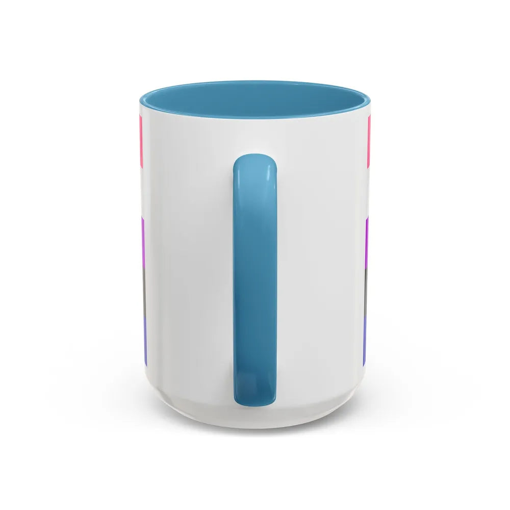 Genderfluidity Pride Flag - Accent Coffee Mug-Go Mug Yourself