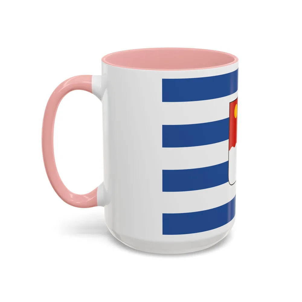 Flag of Batumi Georgia - Accent Coffee Mug-Go Mug Yourself