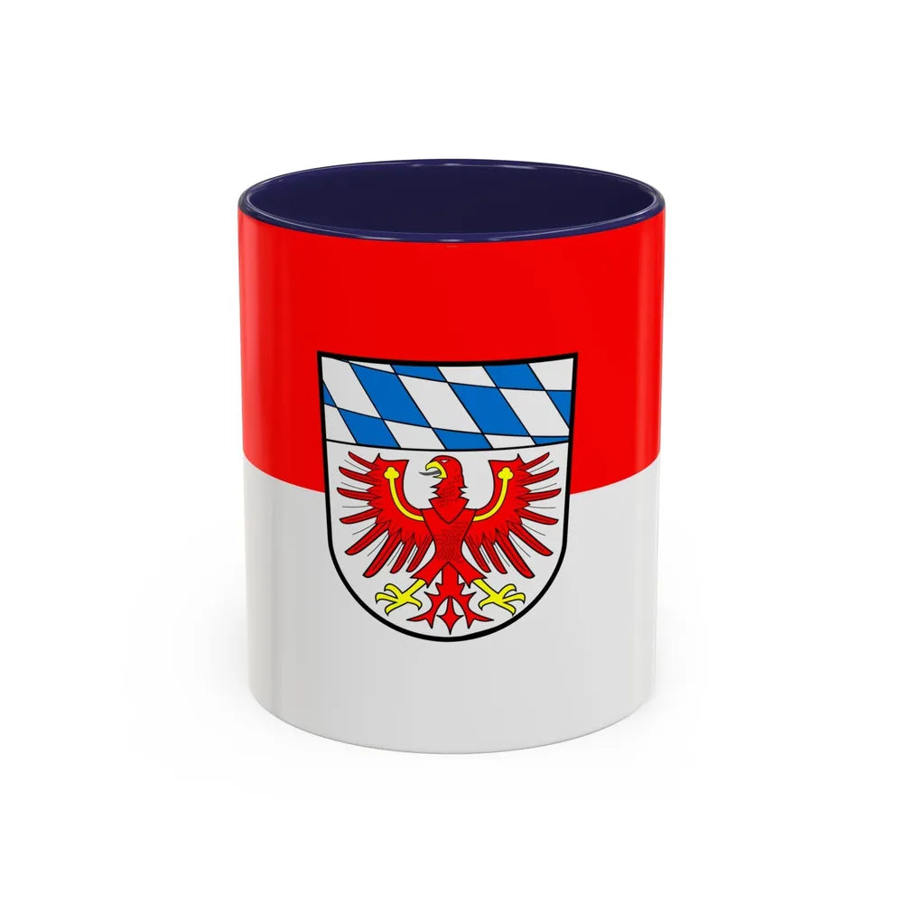 Flag of Bayreuth Germany - Accent Coffee Mug-11oz-Navy-Go Mug Yourself