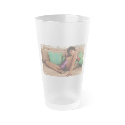 Ola Ray #62 (Vintage Female Icon) Frosted Pint 16oz-16oz-Frosted-Go Mug Yourself