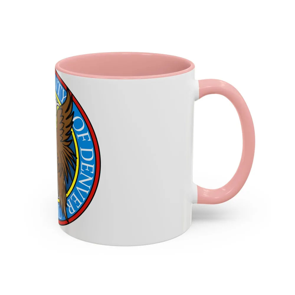 Seal of Denver - Accent Coffee Mug-Go Mug Yourself