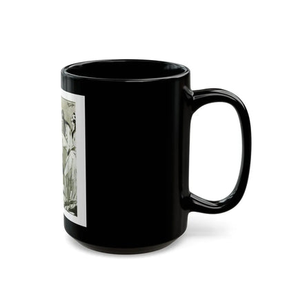 Ballyhoo Magazine Illustration - Black Coffee Mug-Go Mug Yourself