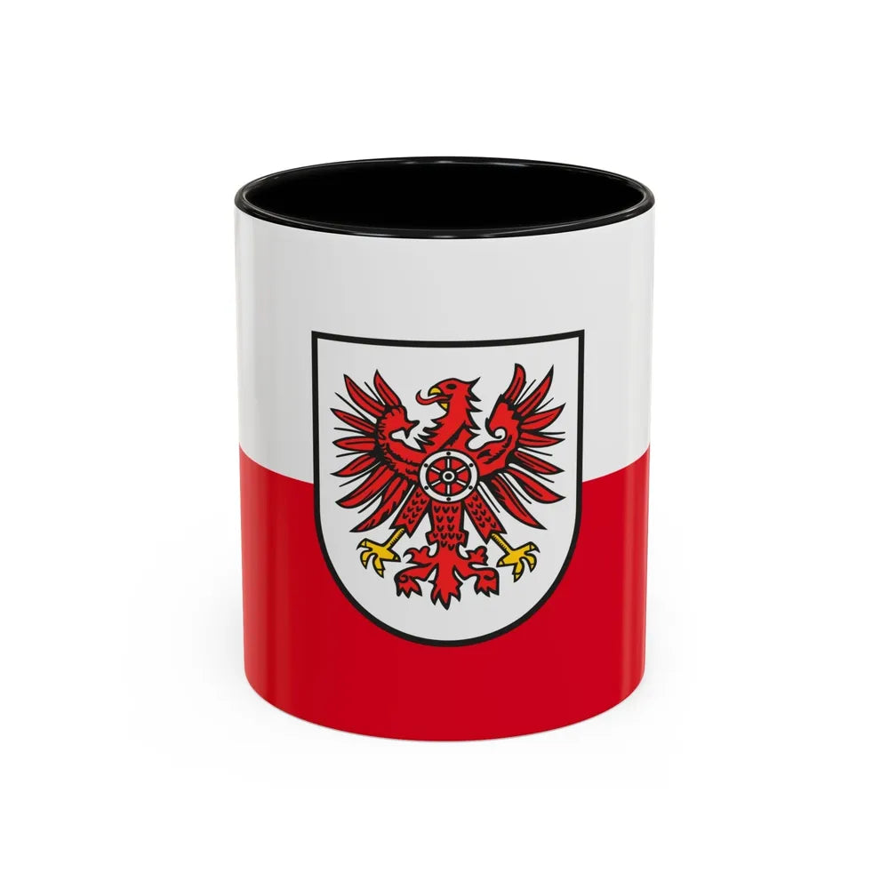 Flag of Eichsfeld Germany - Accent Coffee Mug-11oz-Black-Go Mug Yourself