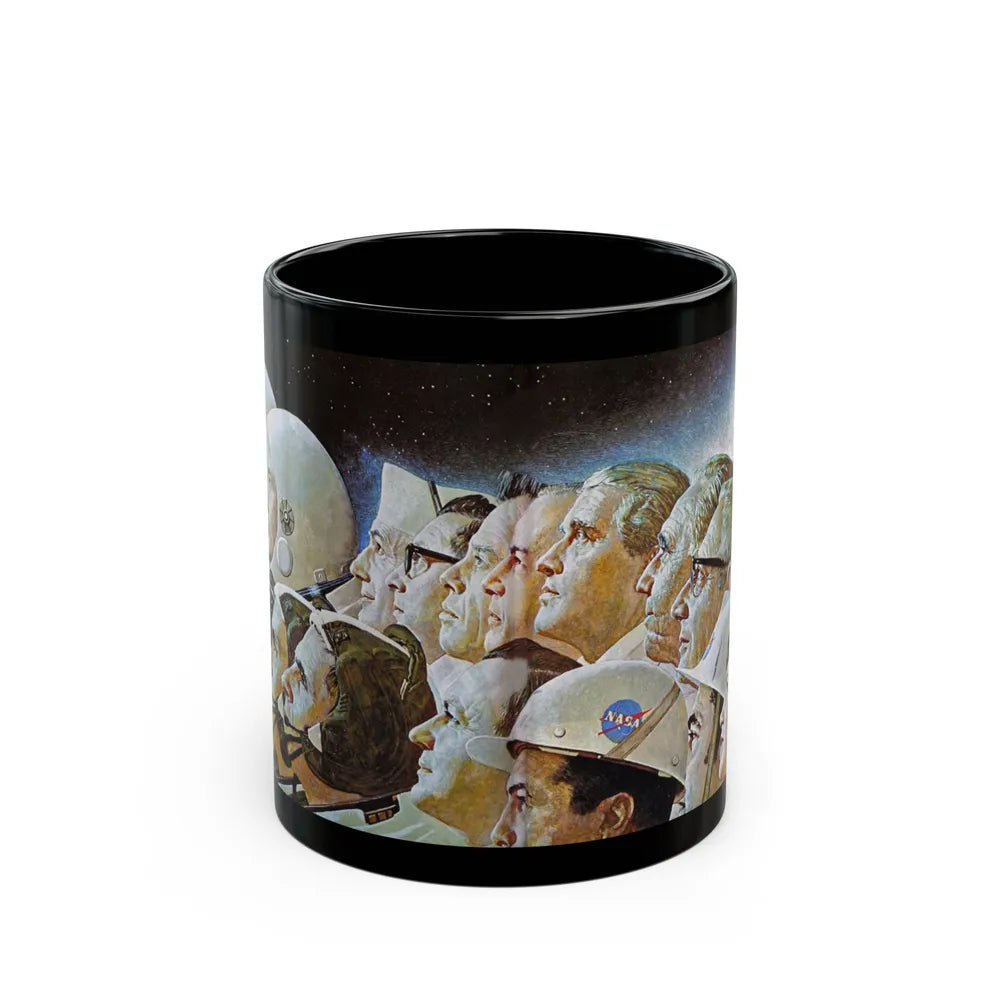 Rockwell2 (15) - Black Coffee Mug-11oz-Go Mug Yourself