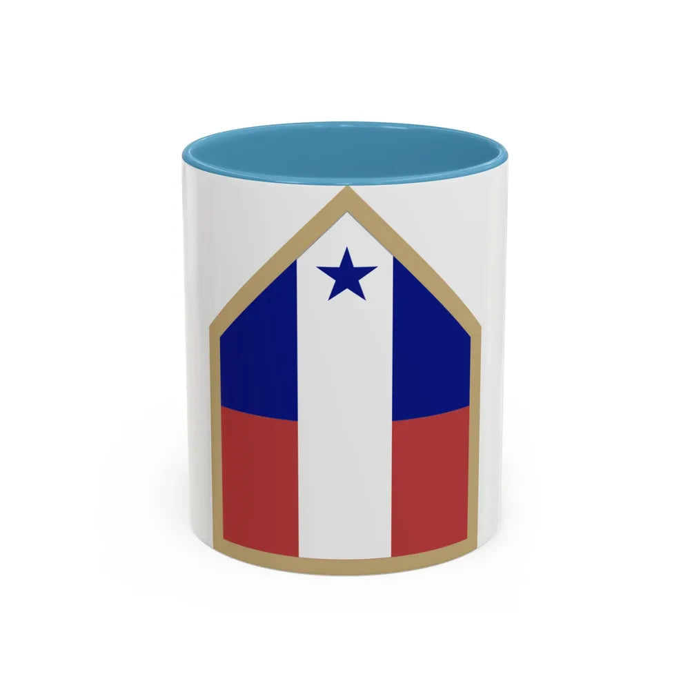 Northwest Service Command (U.S. Army) Accent Coffee Mug-11oz-Light Blue-Go Mug Yourself