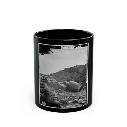 Fort Pulaski, Ga. Dismounted Mortar (U.S. Civil War) Black Coffee Mug-11oz-Go Mug Yourself