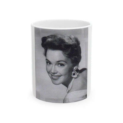 Barbara Rush #55 (Vintage Female Icon) White Coffee Mug-11oz-Go Mug Yourself