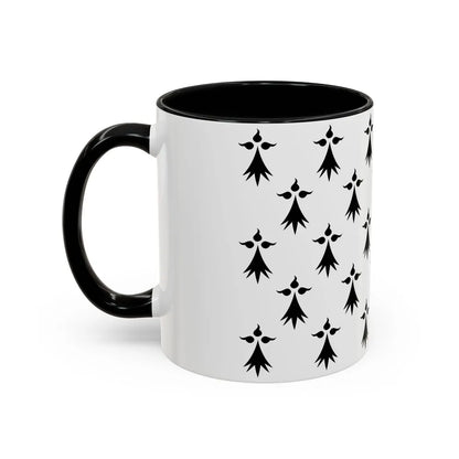 Flag of Bretagne3 France - Accent Coffee Mug-Go Mug Yourself