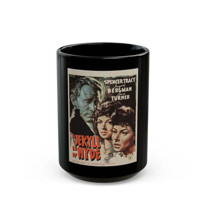 DR. JEKYLL AND MR. HYDE (DUTCH) 1941 Movie Poster - Black Coffee Mug-15oz-Go Mug Yourself