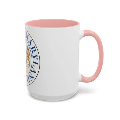 Seal of Rockville Maryland - Accent Coffee Mug-Go Mug Yourself