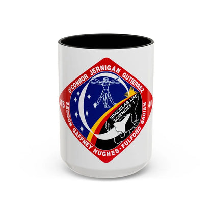 STS 40 (NASA) Accent Coffee Mug-15oz-Black-Go Mug Yourself