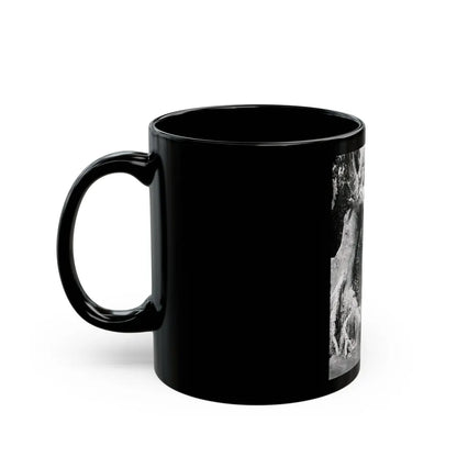 Julia Adams #31 (Vintage Female Icon) Black Coffee Mug-Go Mug Yourself