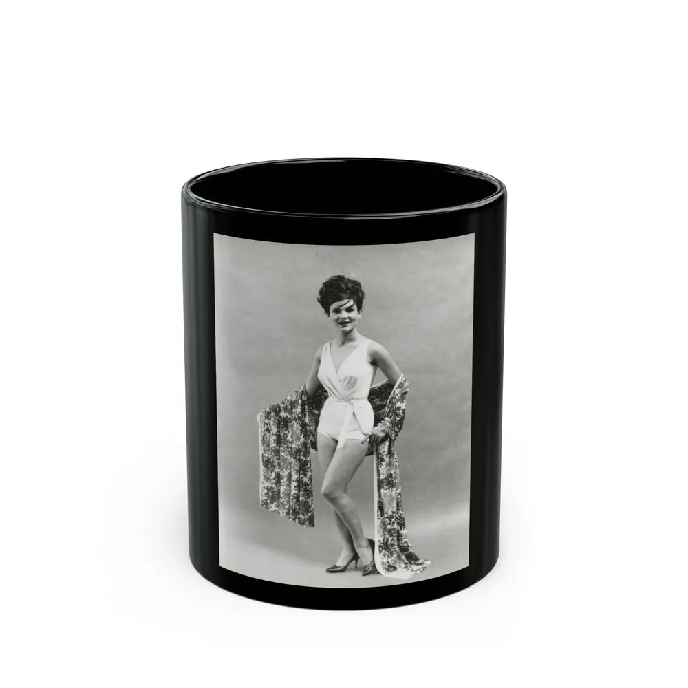 Gila Golan #25 (Vintage Female Icon) Black Coffee Mug-11oz-Go Mug Yourself