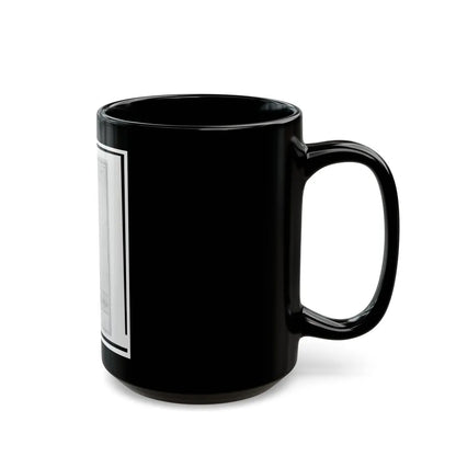 A.( ) Greenwall, Confederate Army Officer, Full-Length Portrait, Facing Front (U.S. Civil War) Black Coffee Mug-Go Mug Yourself