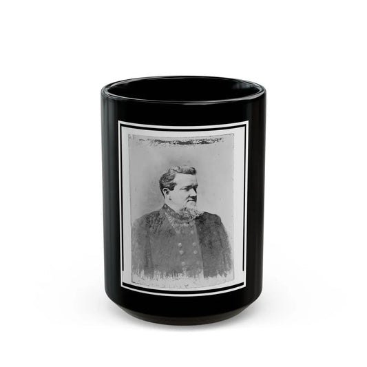 A. M. Scales, Brigidier General, C.S.A., Half-Length Portrait, Facing Right (U.S. Civil War) Black Coffee Mug-15oz-Go Mug Yourself