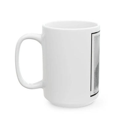 A. M. Scales, Brigidier General, C.S.A., Half-Length Portrait, Facing Right (U.S. Civil War) White Coffee Mug-Go Mug Yourself