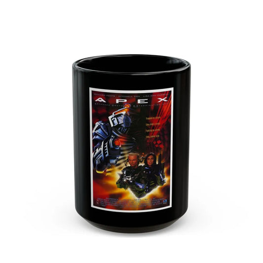 A.P.E.X. 1994 Movie Poster - Black Coffee Mug-15oz-Go Mug Yourself