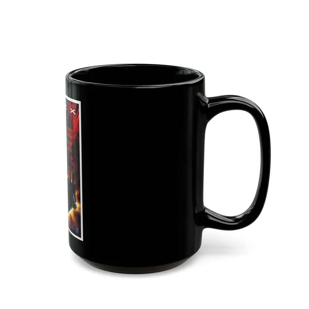 A.P.E.X. 1994 Movie Poster - Black Coffee Mug-Go Mug Yourself