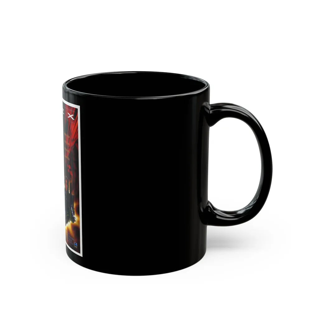 A.P.E.X. 1994 Movie Poster - Black Coffee Mug-Go Mug Yourself