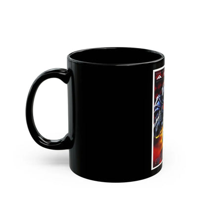 A.P.E.X. 1994 Movie Poster - Black Coffee Mug-Go Mug Yourself