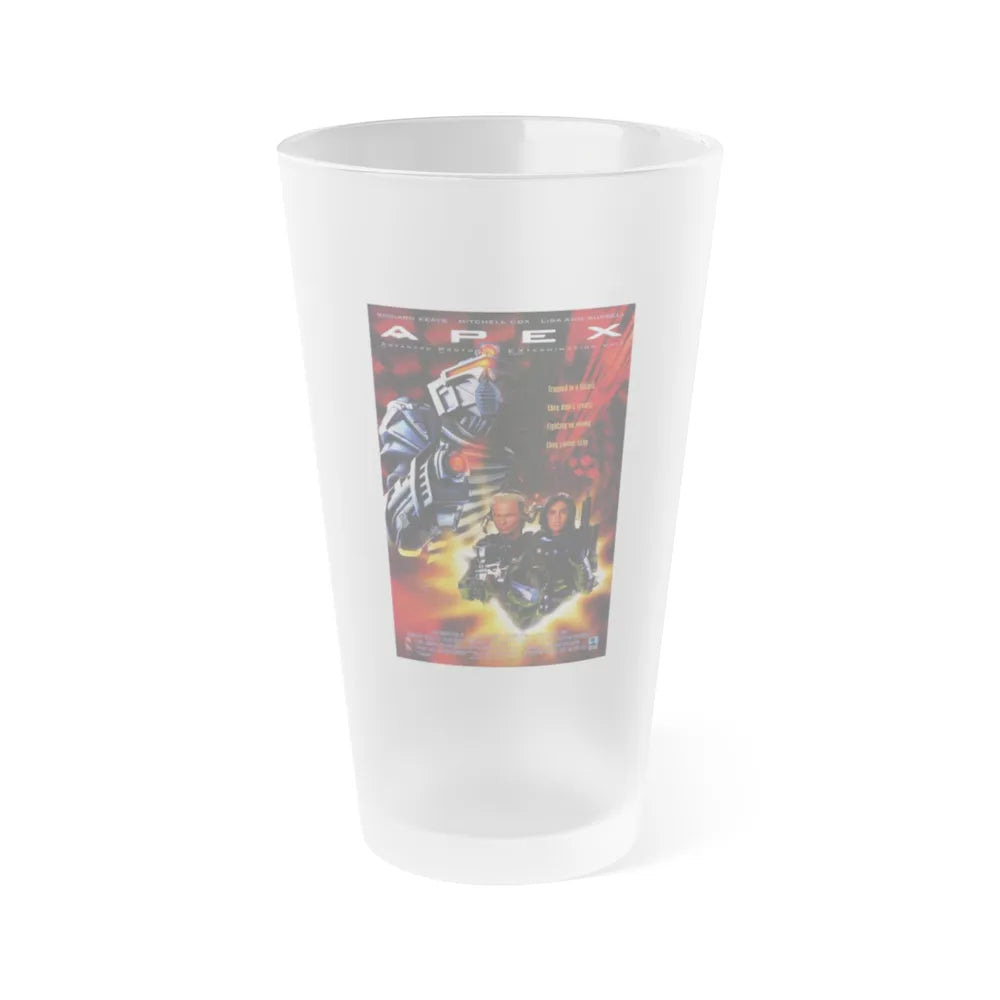 A.P.E.X. 1994 Movie Poster - Frosted Pint Glass 16oz-16oz-Frosted-Go Mug Yourself