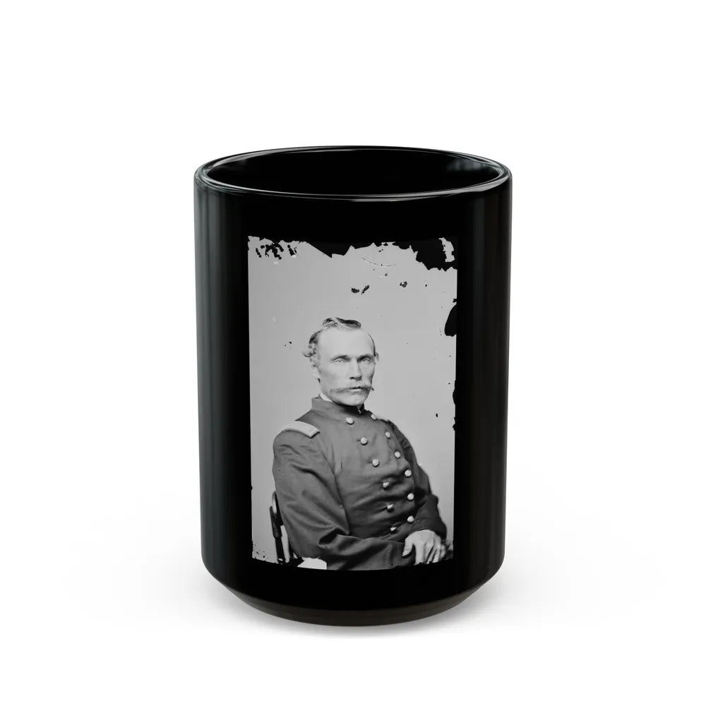 A.W. Preston, 1st Vermont (U.S. Civil War) Black Coffee Mug-15oz-Go Mug Yourself