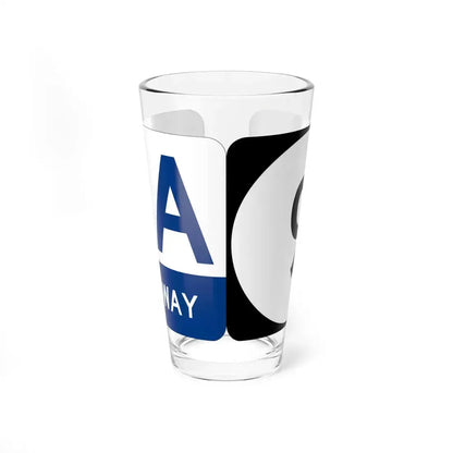 AA Highway KY 9 (Kentucky) (Road Sign) Pint Glass 16oz 16oz - Go Mug Yourself