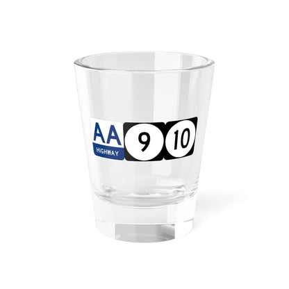 AA Highway KY 9 KY 10 (Kentucky) (Road Sign) Shot Glass 1.5oz 1.5oz - Go Mug Yourself