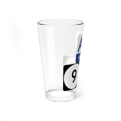AA Highway KY 9 KY 10 stacked (Kentucky) (Road Sign) Pint Glass 16oz - Go Mug Yourself