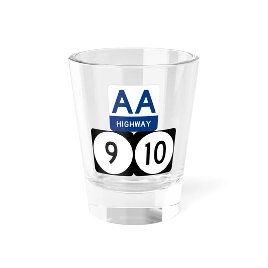 AA Highway KY 9 KY 10 stacked (Kentucky) (Road Sign) Shot Glass 1.5oz 1.5oz - Go Mug Yourself
